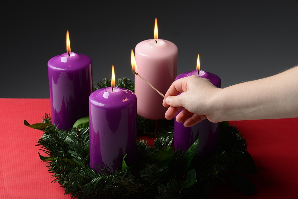Uma decoração de Natal: a coroa do advento Uma decoração de Natal: a coroa do advento
