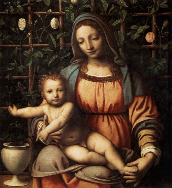 Maria do Jardim das Rosas, de Bernardino Luini