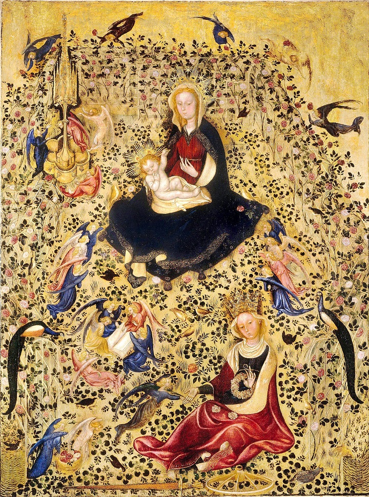 Maria do Jardim das Rosas de Stefano da Verona