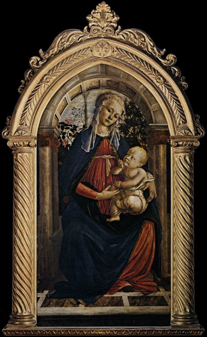 Sandro Botticelli Maria do Jardim das Rosas