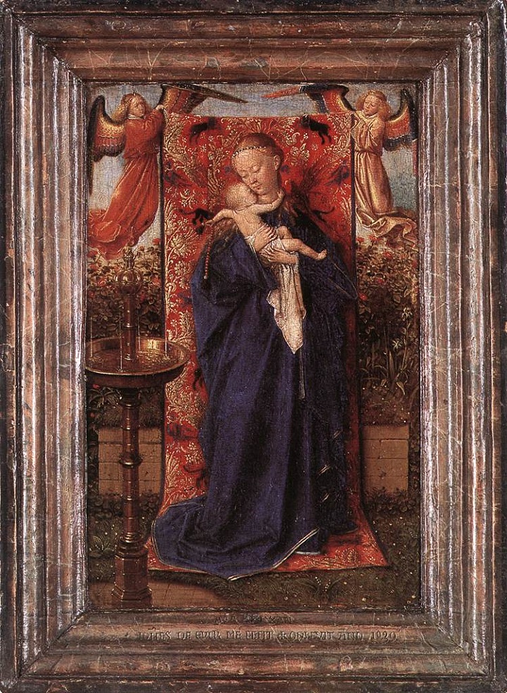 The Virgin at the Fountain de Van Eyck