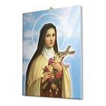 Quadro na tela Santa Teresa do Menino Jesus 40x30 cm 2