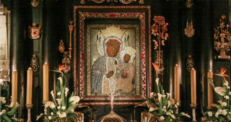 A Virgem Negra de Czestochowa pintada por SÃ£o Lucas