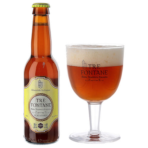 Cerveja trapista abadia Tre Fontane 33 cl