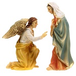 Cena Anunciação do Arcanjo Gabriel à Virgem Maria, 9 cm