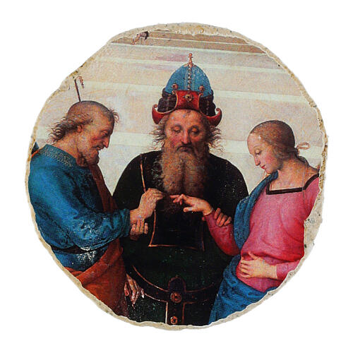 Casamento da Virgem Perugino diâm. 6 cm essential Bottega Tifernate