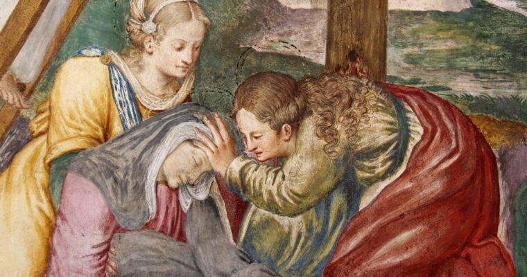 Mulheres santas: as três Marias presentes sob a cruz de Jesus