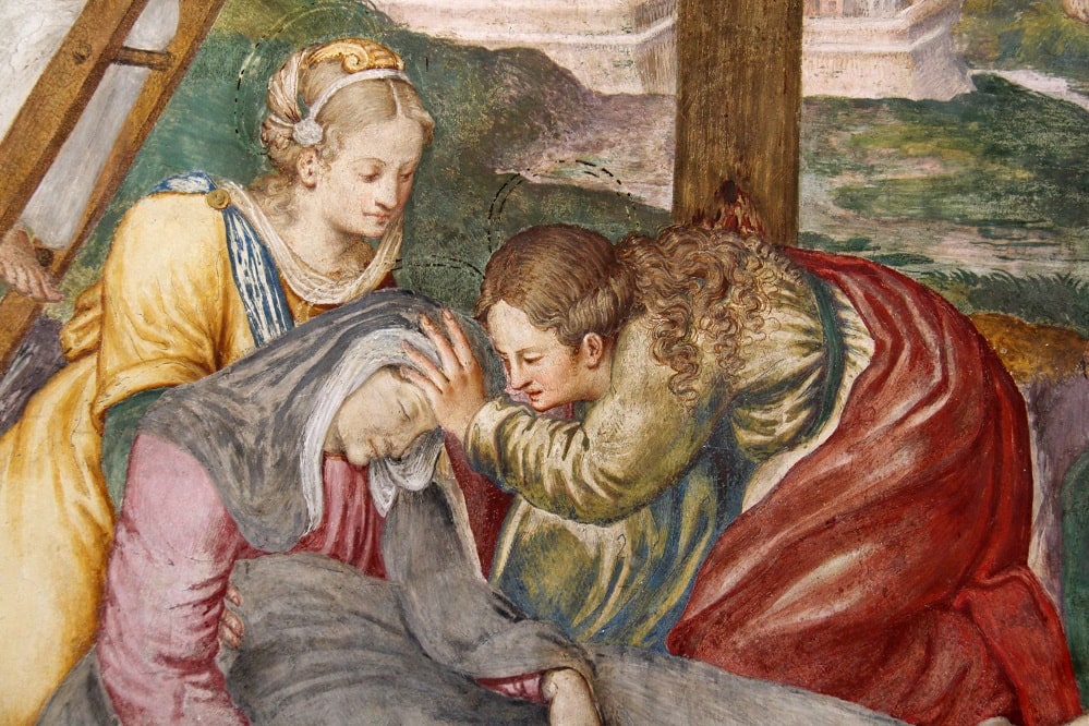 Mulheres santas: as três Marias presentes sob a cruz de Jesus