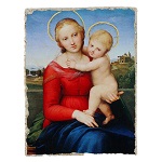 Pequena Madona Cowper Rafael 9x12 cm Bottega Tifernate essential
