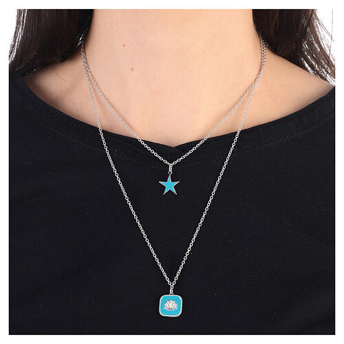 colar corrente prata 925 pingente