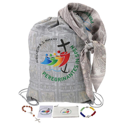 conjunto para jubileu 2025 bolsa e acessorios para peregrinos