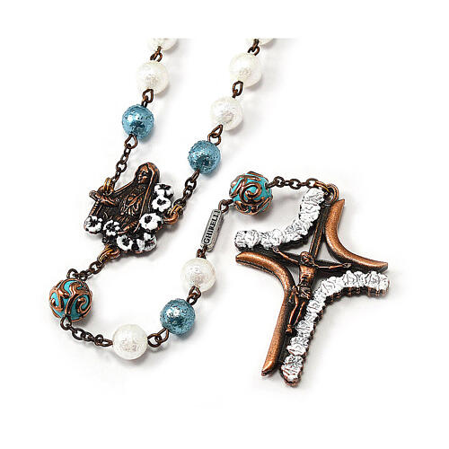 Terço Ghirelli Fátima diâmetro 8 mm