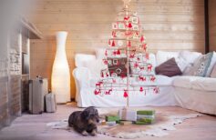 Árvores de Natal em espiral: a elegância do estilo escandinavo Árvores de Natal em espiral