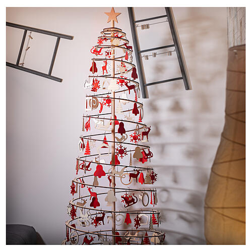 Árvore de Natal SPIRA Slim madeira 190 cm