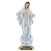 Nossa Senhora de Medjugorje 40 cm gesso efeito madrepérola