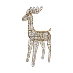 rena dourada 3d natal led cintilante 84x18-5x58 cm