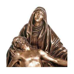 Imagem em bronze Pietà 45 cm para EXTERIOR