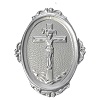 Medalhão de irmandade latão Crucifixo 