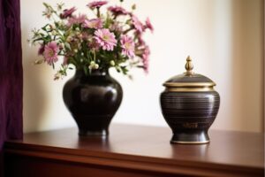 A urna cinerária em casa: todas as regras a conhecer